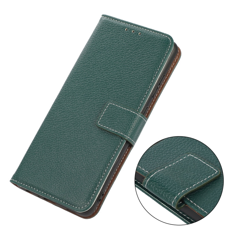 For Nokia G20 Litchi Texture PU + TPU Horizontal Flip Leather Case with Holder & Card Slots & Wallet(Green) by buy2fix