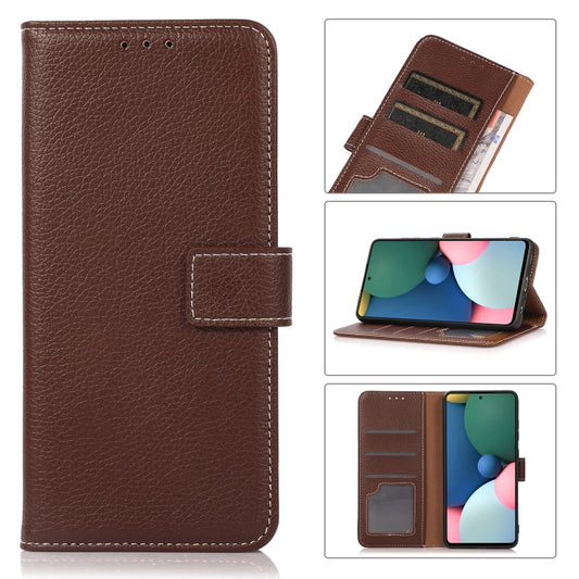 For Nokia X20 Litchi Texture PU + TPU Horizontal Flip Leather Case with Holder & Card Slots & Wallet(Brown) by buy2fix
