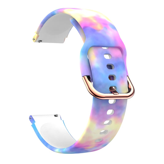 For Xiaomi Haylou LS01 Silicone Printing Watch Band(Candy) - Watch Bands by MIJOBS | Online Shopping UK | buy2fix