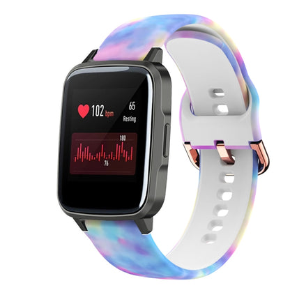 For Xiaomi Haylou LS01 Silicone Printing Watch Band(Candy) - Watch Bands by MIJOBS | Online Shopping UK | buy2fix