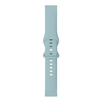 For Samsung Galaxy Watch 3 41mm 8-buckle Silicone Watch Band(Sky Blue) - Watch Bands by buy2fix | Online Shopping UK | buy2fix
