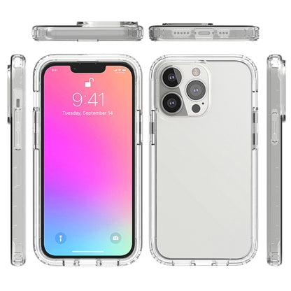 For iPhone 13 Pro Shockproof High Transparency Two-color Gradual Change PC+TPU Candy Colors Protective Case (Transparent) - iPhone 13 Pro Cases by buy2fix | Online Shopping UK | buy2fix