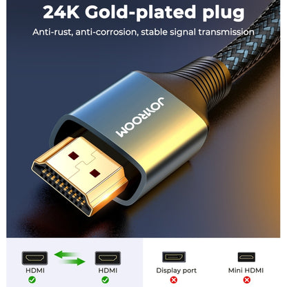 JOYROOM SY-20H1 4K 60Hz HDMI to HDMI Adapter Cable, Length: 2m(Grey) - Cable by JOYROOM | Online Shopping UK | buy2fix