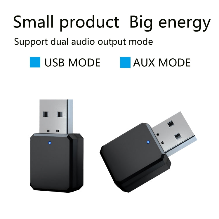 KN318 USB Bluetooth 5.1 Adapter Audio Receiver - Bluetooth Dongle by buy2fix | Online Shopping UK | buy2fix