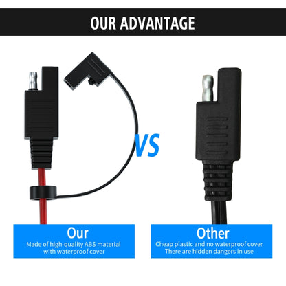 CS-1423A1 1.4m OT Terminal Cable with SAE Socket + 10A Fuse - DIY Cables by buy2fix | Online Shopping UK | buy2fix