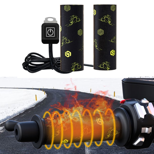 WUPP CS-974B1 Fixation à crochets et boucles modifiées pour moto, chauffage électrique intelligent, poignée chauffante avec contrôle de la température à trois vitesses