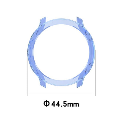 For Garmin Forerunner 158 / 55 Half Coverage Hollowed TPU Protective Case(Transparent White) - Watch Cases by buy2fix | Online Shopping UK | buy2fix