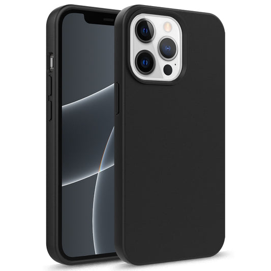 For iPhone 13 Starry Series Shockproof Straw Material + TPU Protective Case(Black) - iPhone 13 Cases by buy2fix | Online Shopping UK | buy2fix