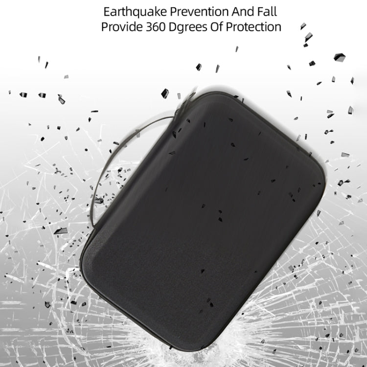 For DJI Mini SE Shockproof Nylon Carrying Hard Case Storage Bag, Size: 21.5 x 29.5 x 10cm(Black + Red Liner) - Carry Cases & Bags by buy2fix | Online Shopping UK | buy2fix