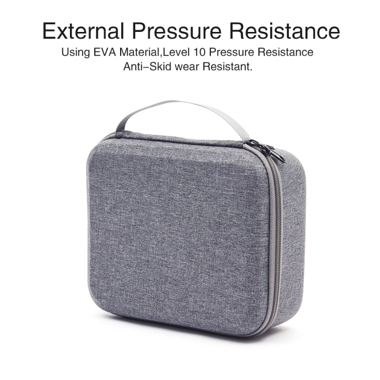 For DJI Mini SE Shockproof Carrying Hard Case Storage Bag, Size: 24 x 19 x 9cm(Grey + Red Liner) - Carry Cases & Bags by buy2fix | Online Shopping UK | buy2fix