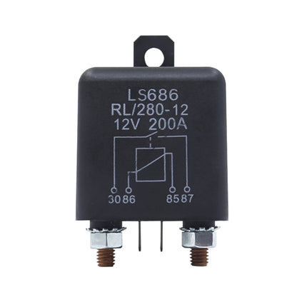 12V 1.8W Continuous Type 200A RV Modified Start Relay - Relays by buy2fix | Online Shopping UK | buy2fix