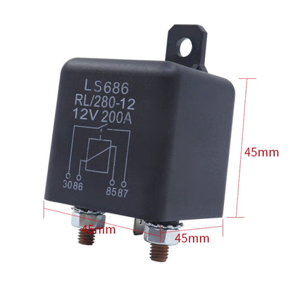 12V 1.8W Continuous Type 200A RV Modified Start Relay - Relays by buy2fix | Online Shopping UK | buy2fix