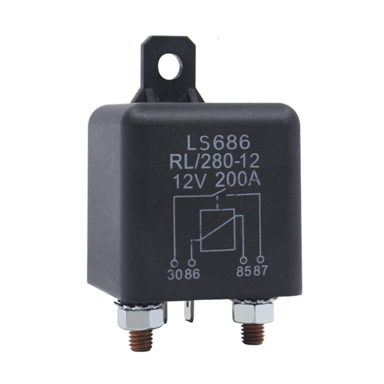 12V 4.8W Start Type 200A RV Modified Start Relay - Relays by buy2fix | Online Shopping UK | buy2fix