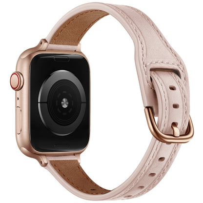 Women Starry Sky Style Leather Watch Band For Apple Watch Series 9&8&7 41mm / SE 3&SE 2&6&SE&5&4 40mm / 3&2&1 38mm(Pink Sand) by buy2fix