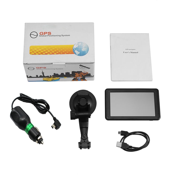 Q5 Car 5 inch HD TFT Touch Screen GPS Navigator Support TF Card / MP3 / FM Transmitter, Specification:North America Map - Car Monitor by buy2fix | Online Shopping UK | buy2fix