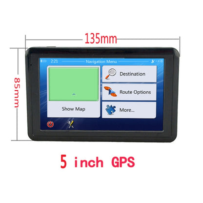 Q5 Car 5 inch HD TFT Touch Screen GPS Navigator Support TF Card / MP3 / FM Transmitter, Specification:Southeast Asia Map - Car Monitor by buy2fix | Online Shopping UK | buy2fix