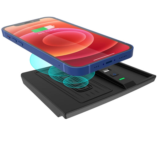 Car Qi Standard Wireless Charger 10W Quick Charging for Subaru Forester 2019-2021, Left Driving - Wireless Charging Pads by buy2fix | Online Shopping UK | buy2fix