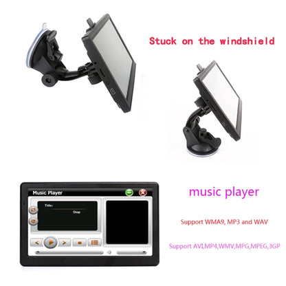 7 inch Car GPS Navigator 8G+256M Capacitive Screen High Configuration, Specification:Australia Map - Car MP3 & MP4 & MP5 by buy2fix | Online Shopping UK | buy2fix