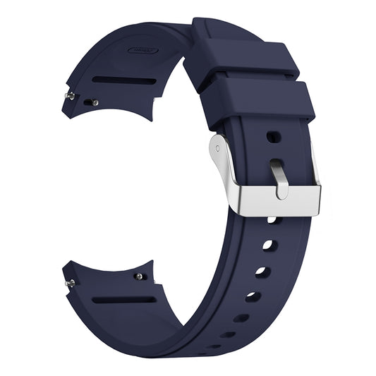For Samsung Galaxy Watch4 44mm Silicone Watch Band(Midnight Blue) - Watch Bands by buy2fix | Online Shopping UK | buy2fix