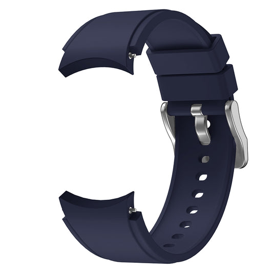 For Samsung Galaxy Watch4 44mm Silicone Watch Band(Midnight Blue) - Watch Bands by buy2fix | Online Shopping UK | buy2fix