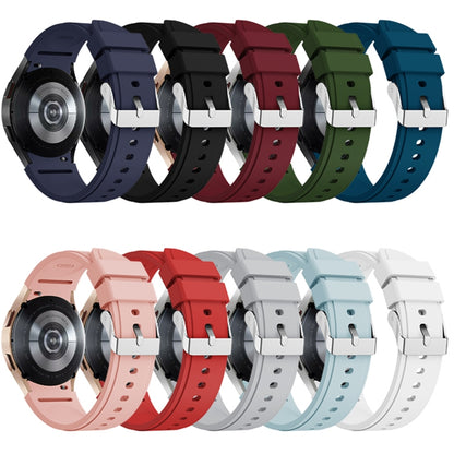 For Samsung Galaxy Watch4 44mm Silicone Watch Band(Midnight Blue) - Watch Bands by buy2fix | Online Shopping UK | buy2fix
