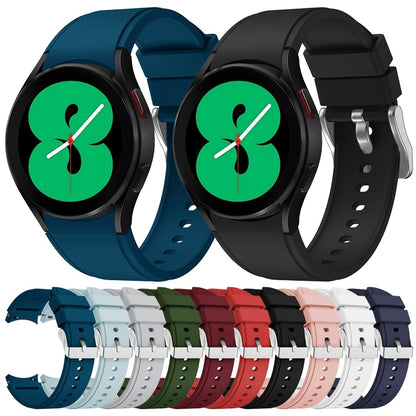 For Samsung Galaxy Watch4 44mm Silicone Watch Band(Midnight Blue) - Watch Bands by buy2fix | Online Shopping UK | buy2fix