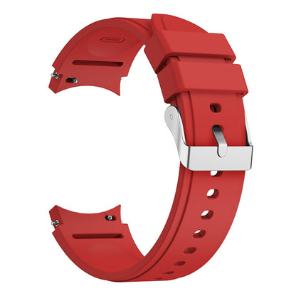 For Samsung Galaxy Watch4 Classic 46mm Silicone Watch Band(Red) - Watch Bands by buy2fix | Online Shopping UK | buy2fix