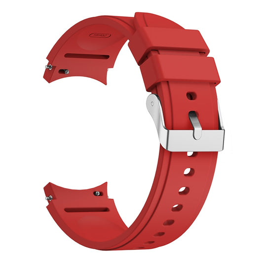 For Samsung Galaxy Watch4 Classic 46mm Silicone Watch Band(Red) - Watch Bands by buy2fix | Online Shopping UK | buy2fix