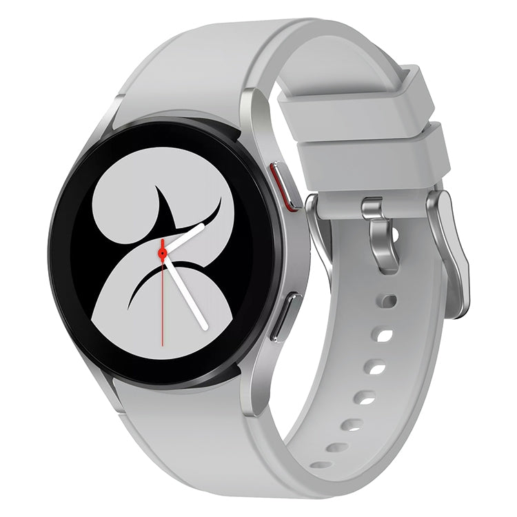 For Samsung Galaxy Watch4 Classic 46mm Silicone Watch Band(Light Grey) - Watch Bands by buy2fix | Online Shopping UK | buy2fix