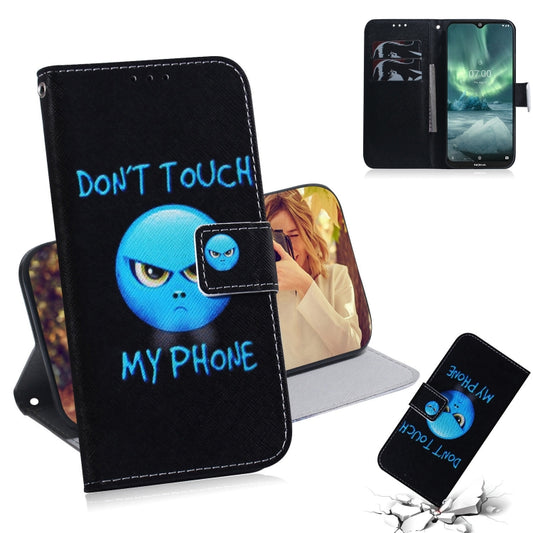 For Nokia 7.2 Coloured Drawing Pattern Horizontal Flip PU Leather Case with Holder & Card Slots & Wallet(Anger) - Nokia Cases by buy2fix | Online Shopping UK | buy2fix