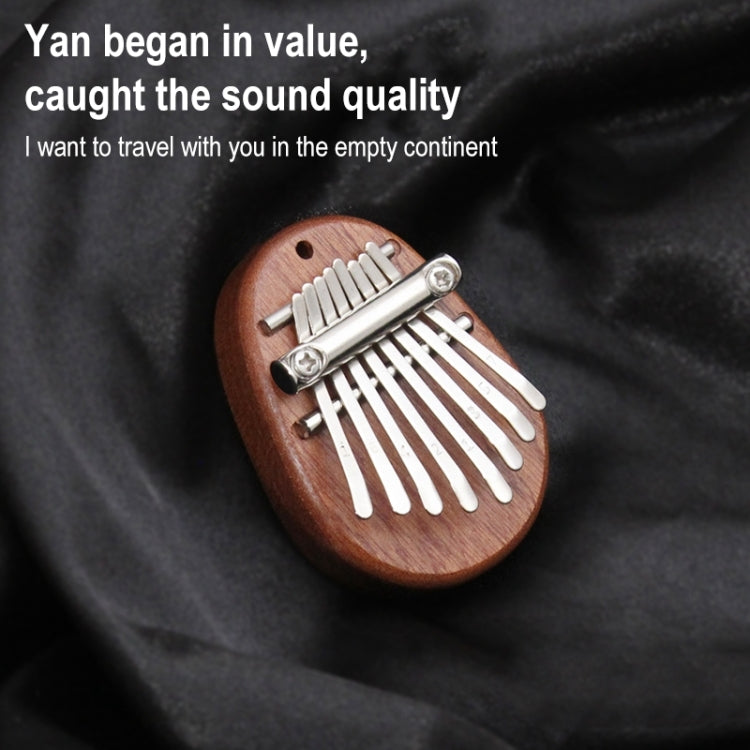Mini 8 Tone Thumb Piano Kalimba Musical Instruments(Wood Chinchilla) - Keyboard Accessories by buy2fix | Online Shopping UK | buy2fix