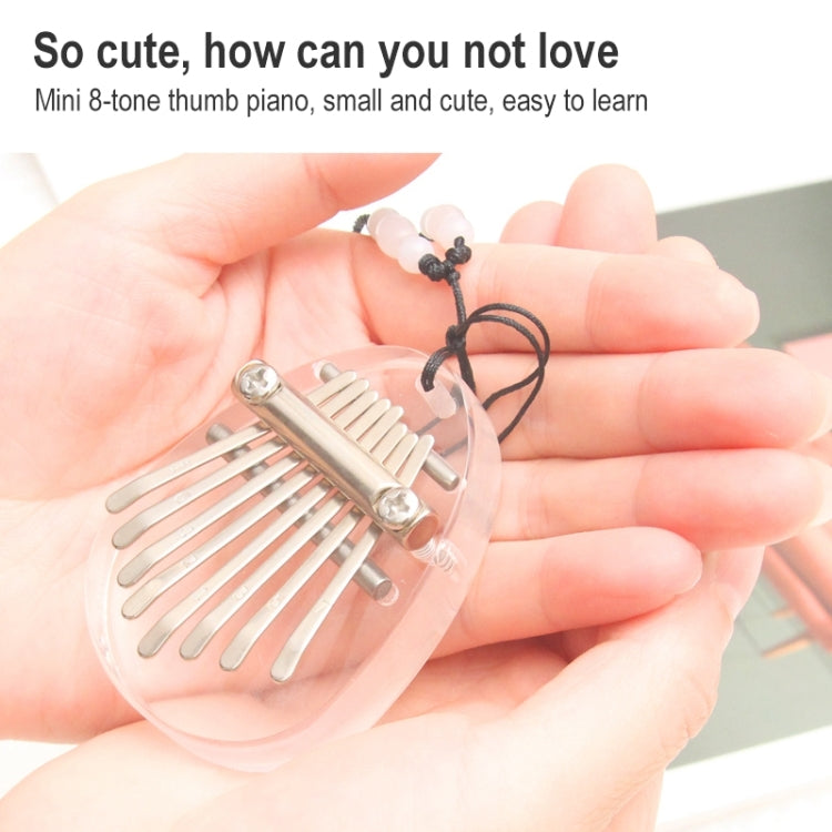 Mini 8 Tone Thumb Piano Kalimba Musical Instruments(Wood Chinchilla) - Keyboard Accessories by buy2fix | Online Shopping UK | buy2fix
