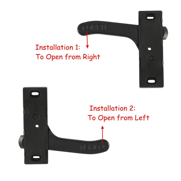 A6378-02 RV Right Side Window Door Handle Door Latch - Door Handles by buy2fix | Online Shopping UK | buy2fix