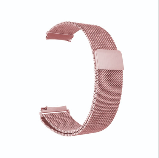 For Samsung Galaxy Watch4 44mm Milanese Watch Band(Rose Pink) - Watch Bands by buy2fix | Online Shopping UK | buy2fix