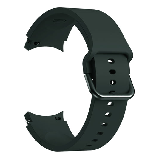 For Samsung Galaxy Watch4 Classic 46mm Universal Silicone Colorful Buckle Watch Band(Green) - Watch Bands by buy2fix | Online Shopping UK | buy2fix