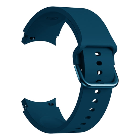 For Samsung Galaxy Watch4 Classic 46mm Universal Silicone Colorful Buckle Watch Band(Dark Blue) - Watch Bands by buy2fix | Online Shopping UK | buy2fix