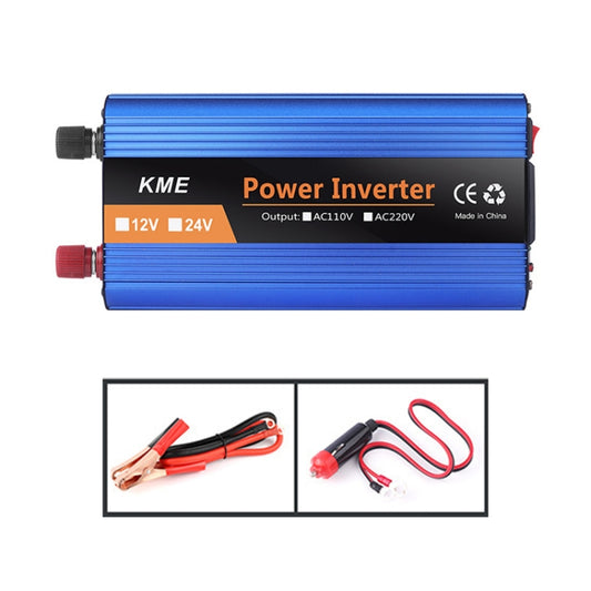 Carmaer 1200W Car Smart Multi-function Digital Display Inverter Household Power Converter, Specification:24V to 220V - Modified Square Wave by buy2fix | Online Shopping UK | buy2fix