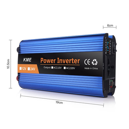 Carmaer 1200W Car Smart Multi-function Digital Display Inverter Household Power Converter, Specification:48V to 220V - Modified Square Wave by buy2fix | Online Shopping UK | buy2fix