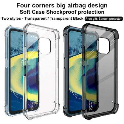 For Nokia XR20 IMAK All-inclusive Shockproof Airbag TPU Case with Screen Protector(Transparent) - Nokia Cases by imak | Online Shopping UK | buy2fix