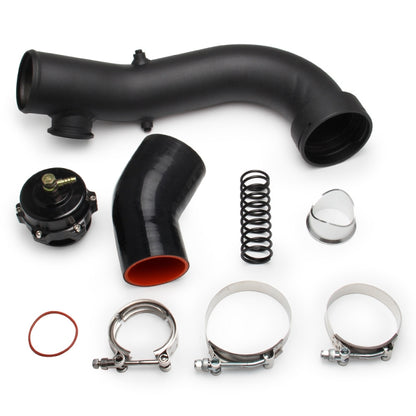 JQG1006-BK Car Modified 50mm Turbo Intake Pipe Kit for BMW N54 E88 E90 by buy2fix