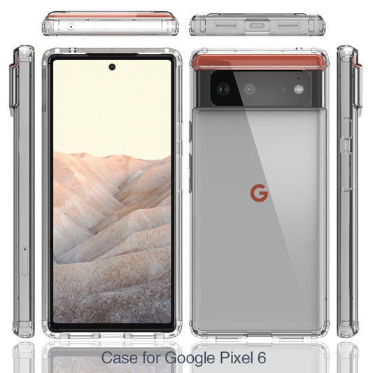 Shockproof Scratchproof TPU + Acrylic Protective Case For Google Pixel 6(Transparent) - Google Cases by buy2fix | Online Shopping UK | buy2fix