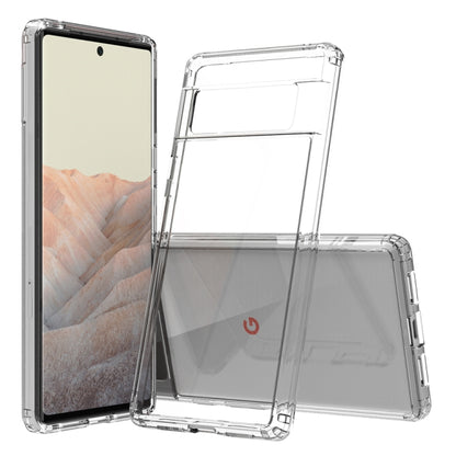 Shockproof Scratchproof TPU + Acrylic Protective Case For Google Pixel 6 Pro(Transparent) - Google Cases by buy2fix | Online Shopping UK | buy2fix