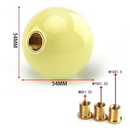 SK-1042 Universal Car Round Luminous Shift Knob with Adapters(Blue) by buy2fix