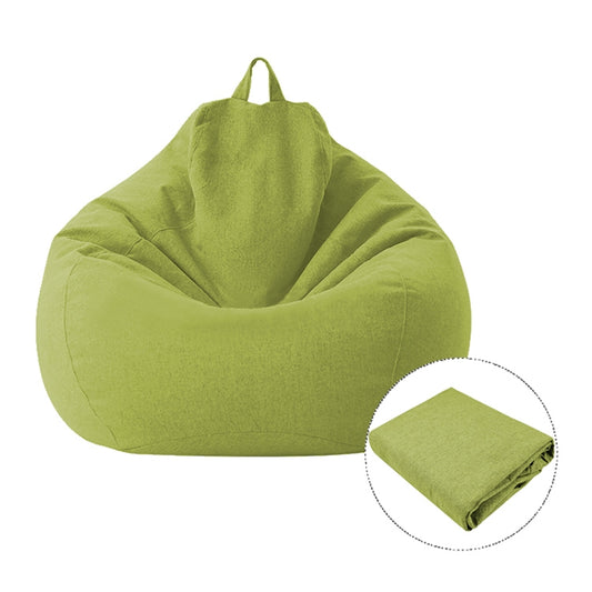 Lazy Sofa Bean Bag Chair Fabric Cover, Size:100 x 120cm(Green) - Sofa Covers & Chair Covers by buy2fix | Online Shopping UK | buy2fix