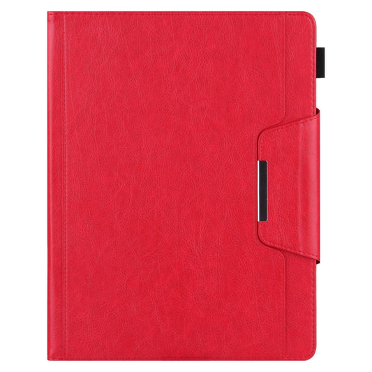 For iPad Pro 12.9 2022 / 2021 / 2020 / 2018 Solid Color Horizontal Flip Leather Tablet Case with Holder & Card Slot & Photo Frame & Wallet(Red) - iPad Pro 12.9 (2022/2021) Cases by buy2fix | Online Shopping UK | buy2fix