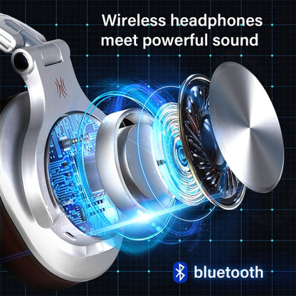 OneOdio A70 Brown Head-mounted Wireless Bluetooth Stereo Headset by OneOdio