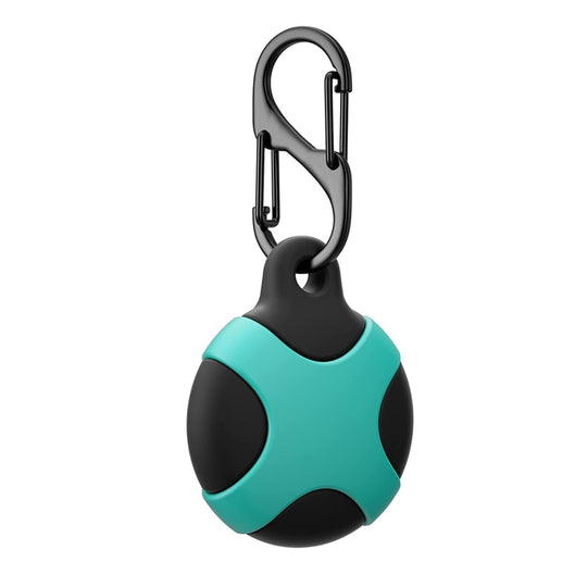 Waterproof Sealing Strip Anti-Scratch Shockproof Rugged Silicone Case For AirTag 2nd Gen / AirTag 1st Gen(Black Blue)