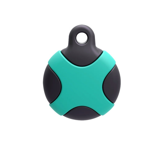 Waterproof Sealing Strip Anti-Scratch Shockproof Rugged Silicone Case For AirTag(Black Blue) - Other by buy2fix | Online Shopping UK | buy2fix