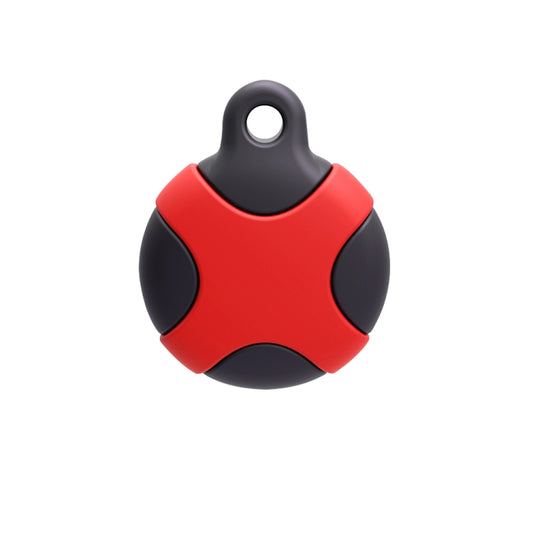 Waterproof Sealing Strip Anti-Scratch Shockproof Rugged Silicone Case For AirTag(Black Red) - Other by buy2fix | Online Shopping UK | buy2fix