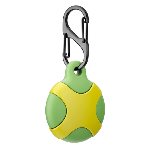 Waterproof Sealing Strip Anti-Scratch Shockproof Rugged Silicone Case For AirTag 2nd Gen / AirTag 1st Gen(Green Yellow)